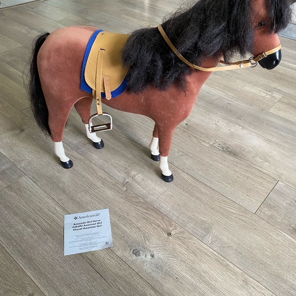 AMERICAN GIRL CHESTNUT HORSE STABLE WESTERN SADDLE SET accessories - Picture 4 of 5